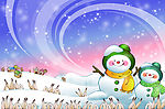 雪中伙伴