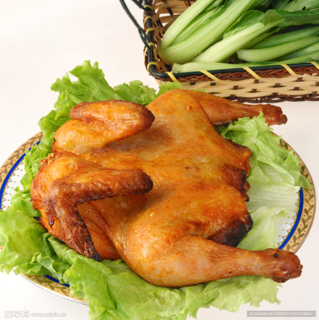 诱人烤鸭
