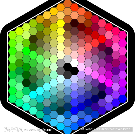 色盘矢量素材