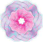 防伪团花
