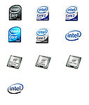 Intel英特尔Logo