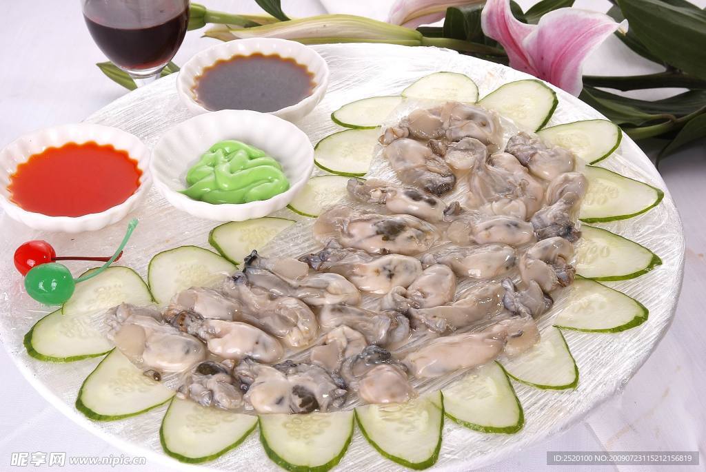 生吃牡蛎