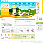 综合信息网站_韩国PSD模板