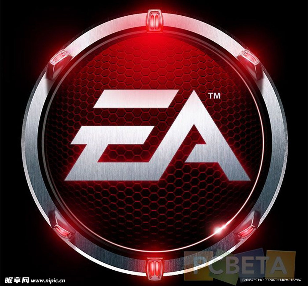 EA的超炫金属 Logo