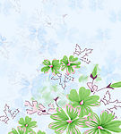 移门 花卉