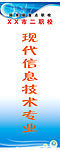 现代信息技术专业展板