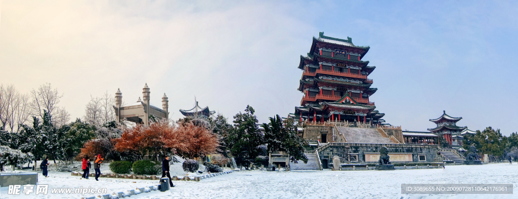 滕王阁雪景大图（原创摄影）