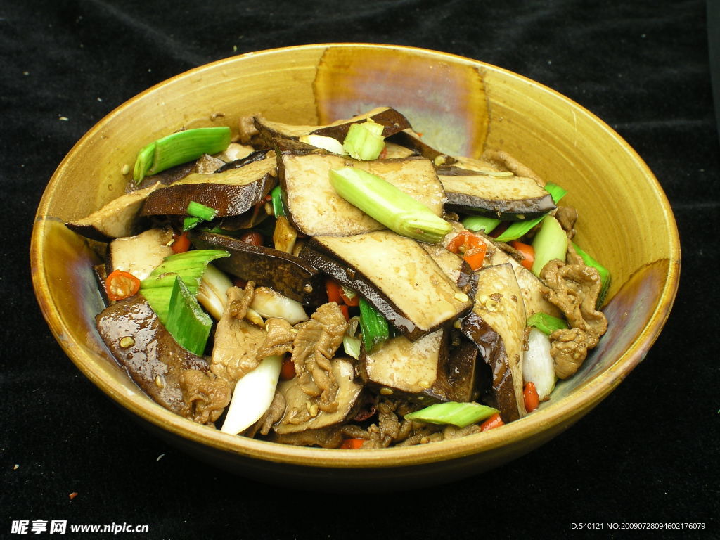 茄子炒肉