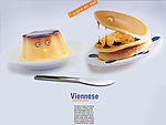 Viennese蛋糕饼干创意海报