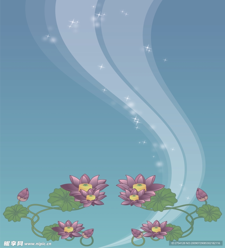 映日荷花二