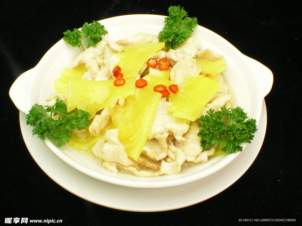 菠萝水晶肉片