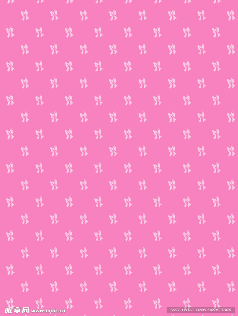 蝴蝶结花纹