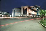 晋江市政府大楼夜色