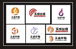 天成丝绸标志设计