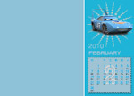 2010台历模版汽车总动员