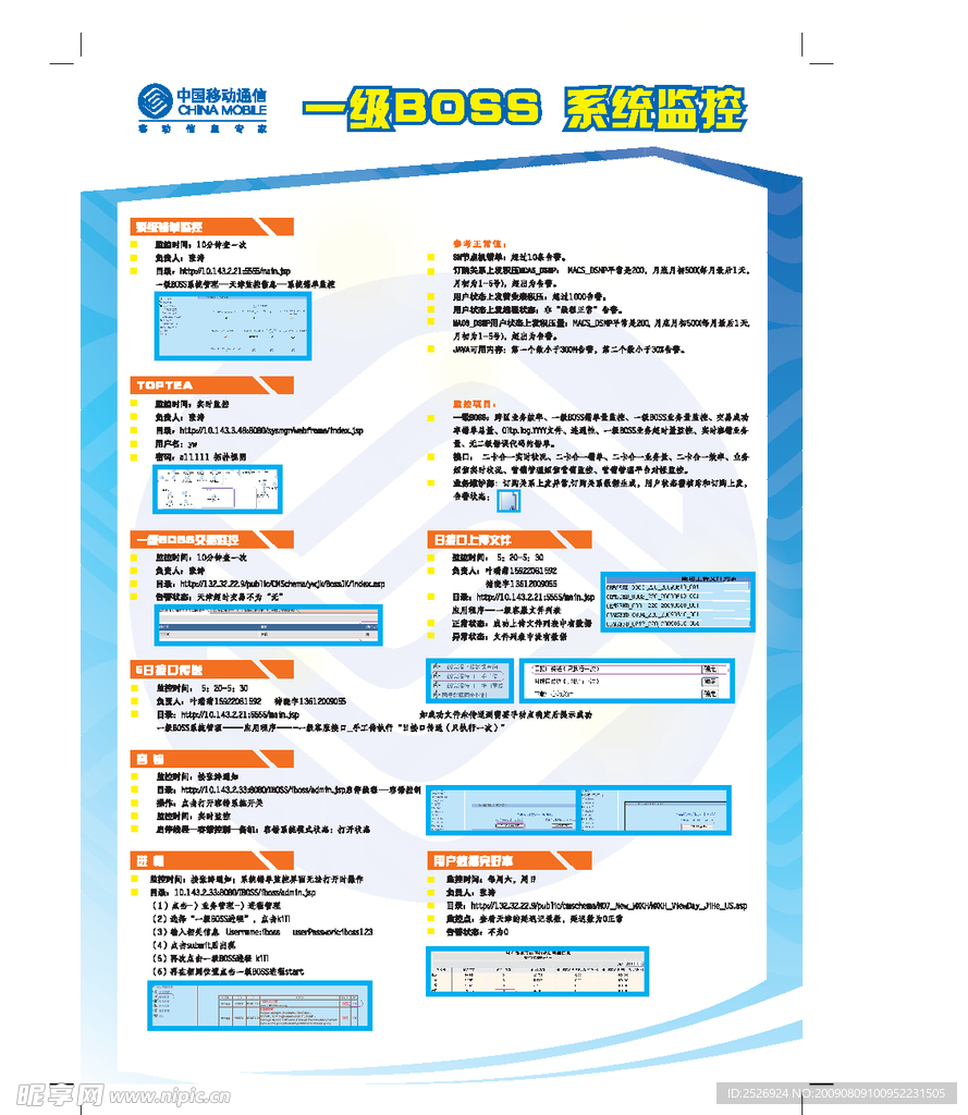 重要系统监控