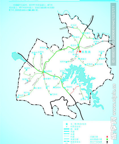 湖北省枣阳市熊集镇交通线路图