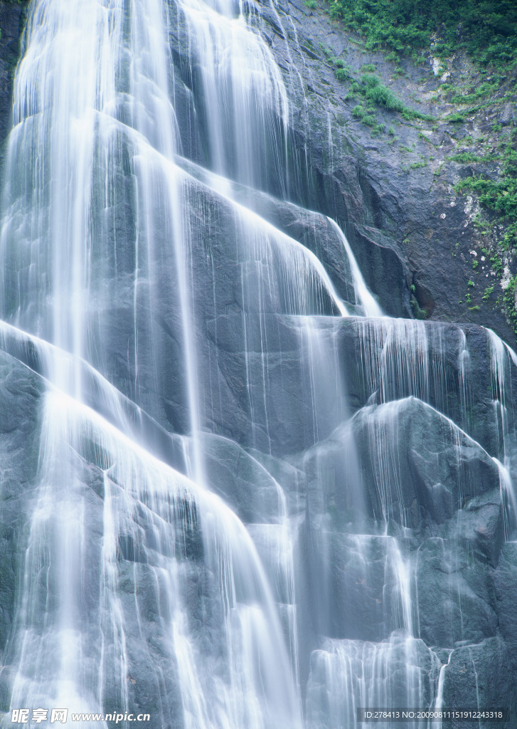 溪水 瀑布 涌泉 流水 山泉