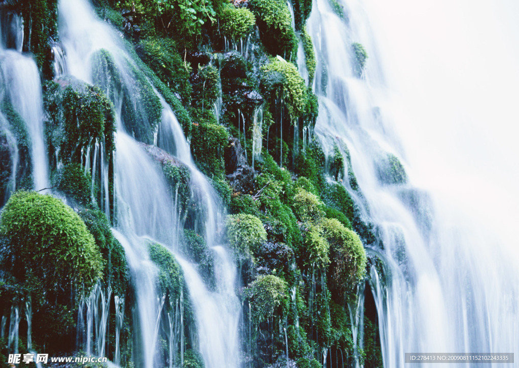 溪水 瀑布 涌泉 流水 山泉