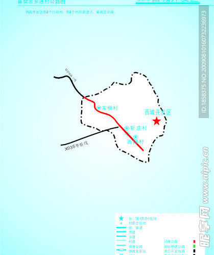 湖北省枣阳市西城开发区交通线路图