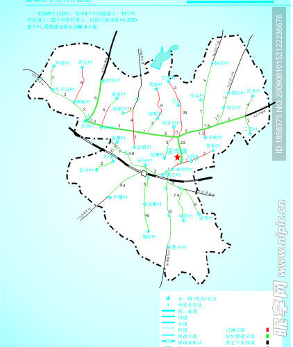 湖北省枣阳市琚湾镇交通线路图