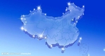 水晶中国地图