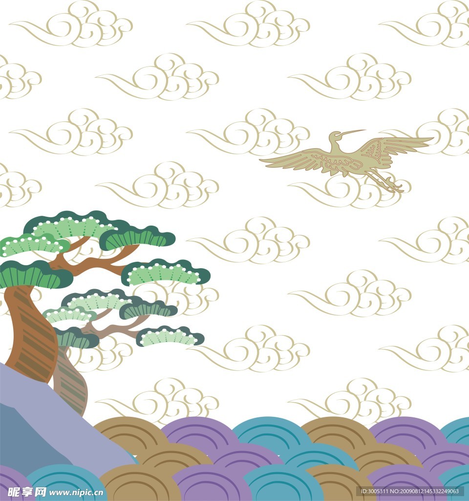 松鹤图