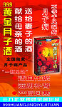 999 黄金月子酒 红色背景 补肾 药酒