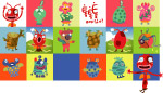 可爱的小怪兽们