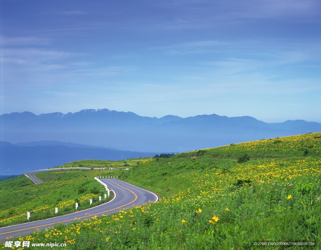 道路 公路 交通 美景 自然 風光
