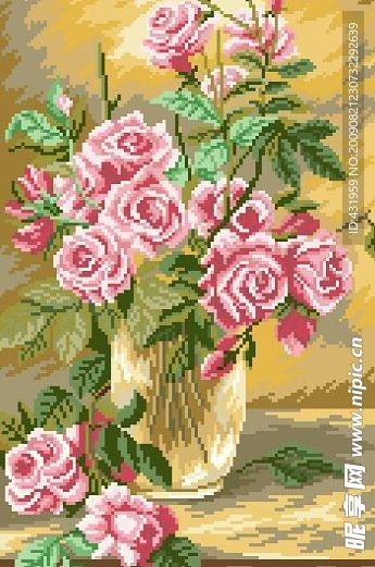 玫瑰花瓶