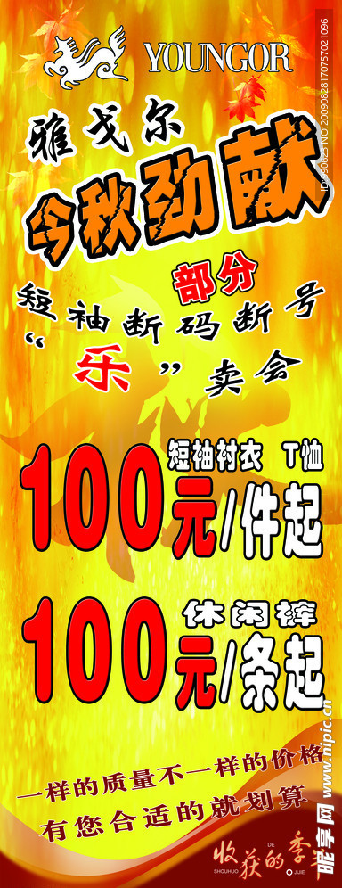 今秋劲献X展架