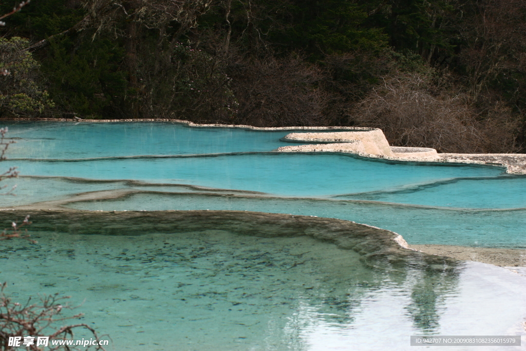 九寨沟的湖