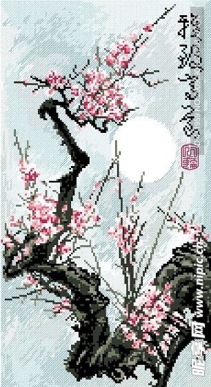 十字绣重绣图纸之花朵篇
