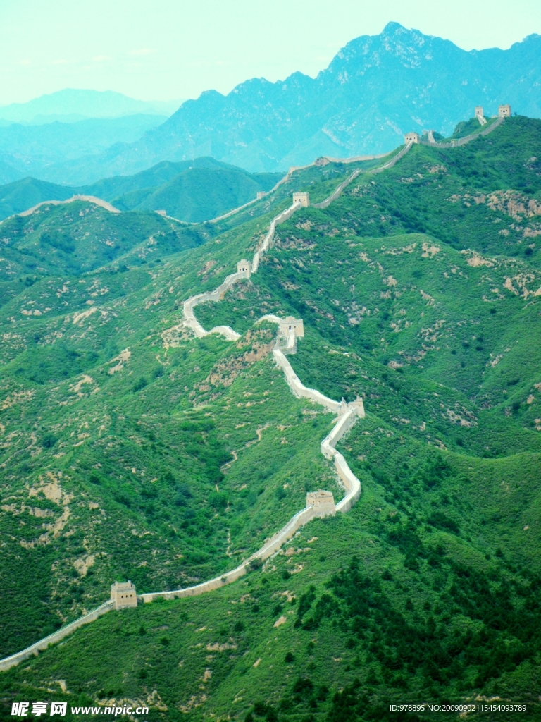 司马台长城 绿色风景
