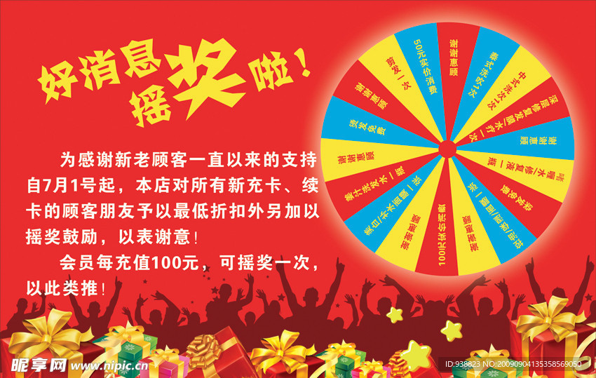 摇奖转盘