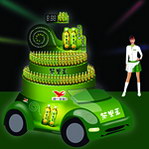 茶里王堆头车 效果图
