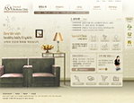 唯美家居公司网站界面 韩国模板