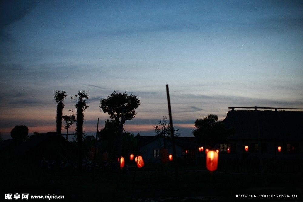 马家浜夜景