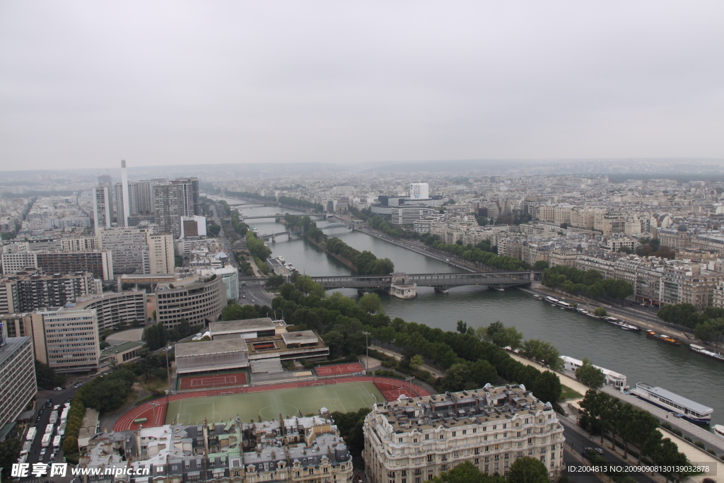 巴黎市全景