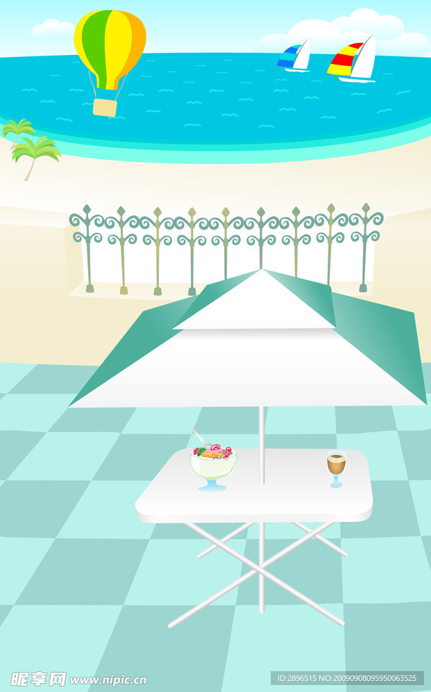 夏天风景素材