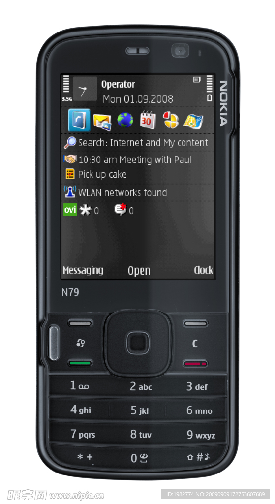 诺基亚NOKIA N79手机高清图片