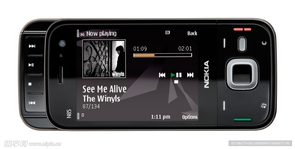 诺基亚NOKIA N85手机高清图片