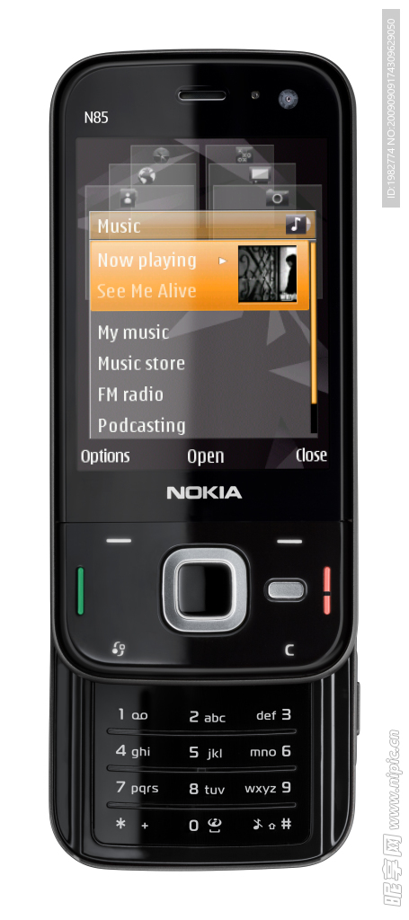 诺基亚NOKIA N85手机高清图片