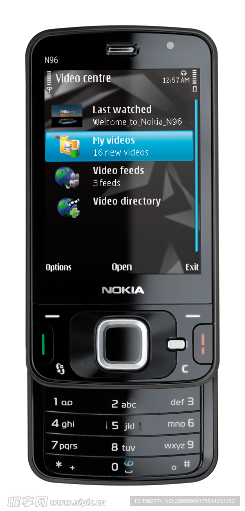 诺基亚NOKIA N96手机高清图片