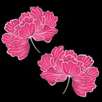 平面花
