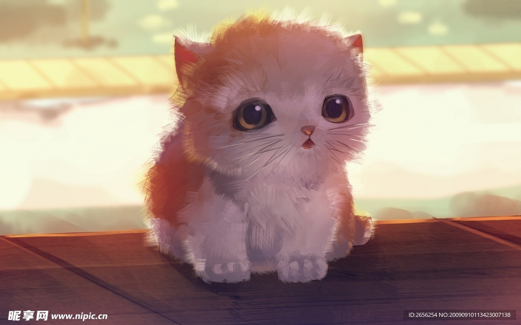 手绘小猫