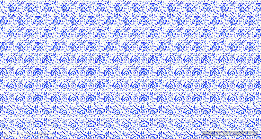 青花底纹