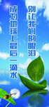 环保 水资源 天空 绿叶 小舟