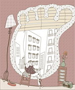 爱线条插画矢量素材